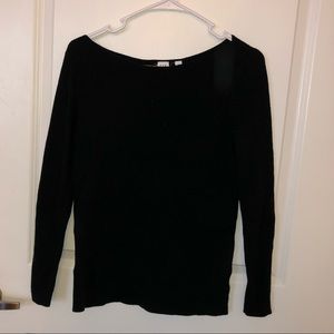 GAP black ribbed sweater